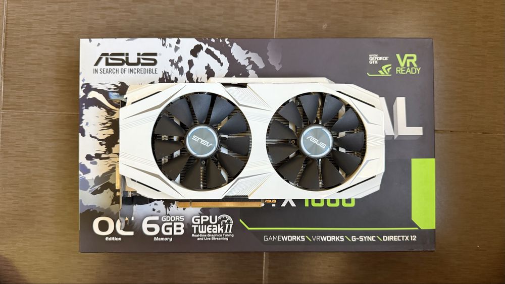 ASUS GTX 1060 geforce 6GB