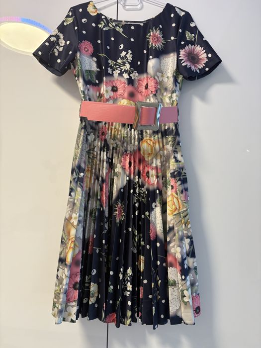 Rochie de ocazie de zi multicolora