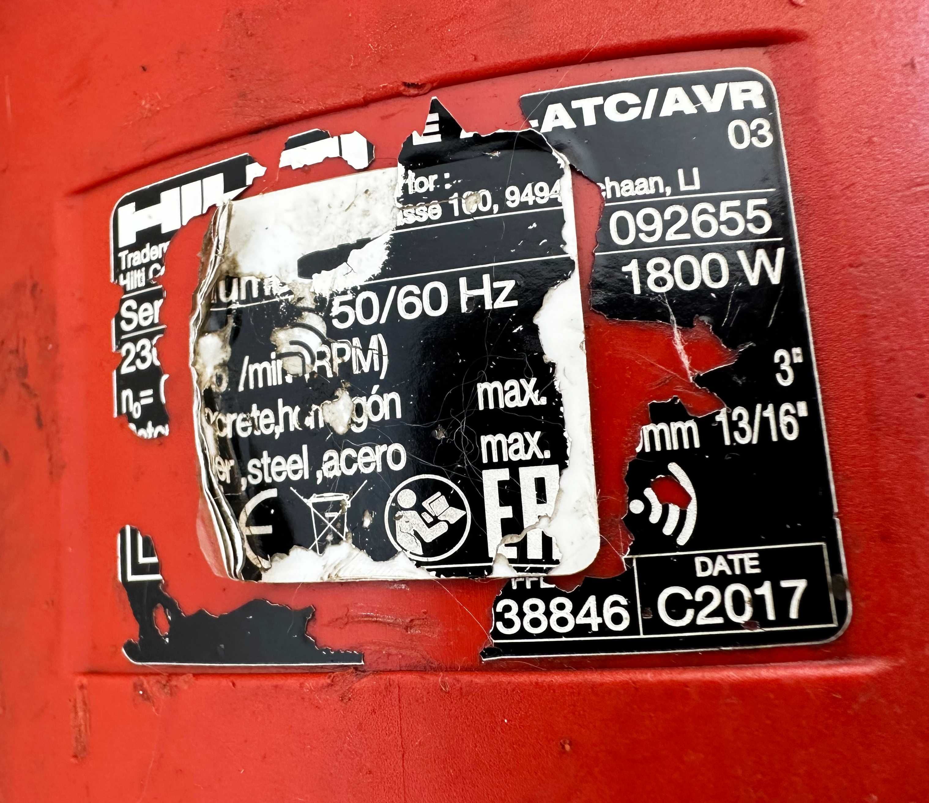 Hilti TE 70-ATC/AVR - Комбиниран перфоратор 1800W 11.5J