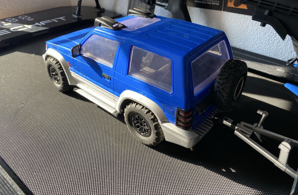 RC сет / джип + лодка + колесар / 1:14 Mitsubishi Padjero