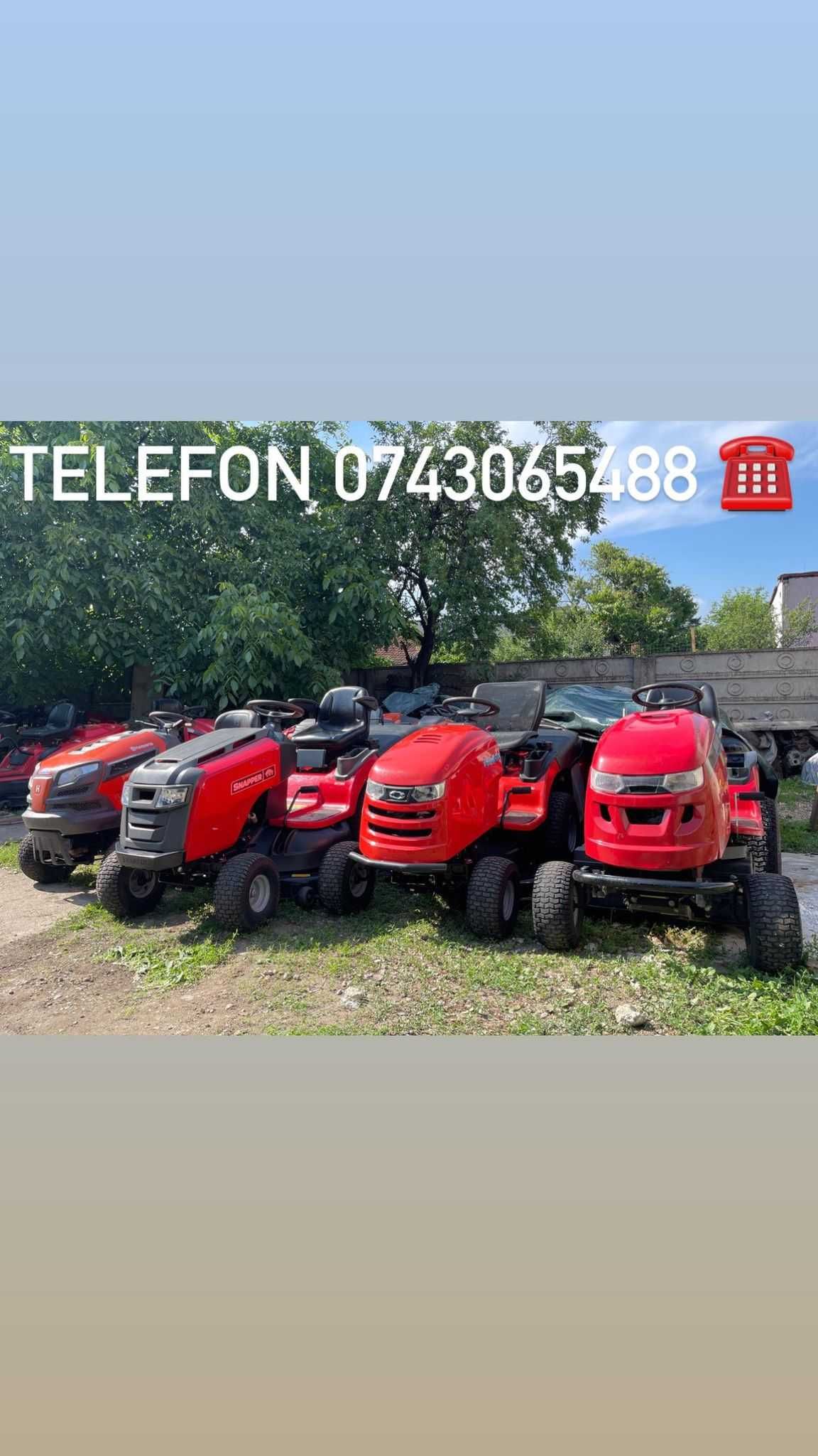 Tractoras de tuns iarba gazon export