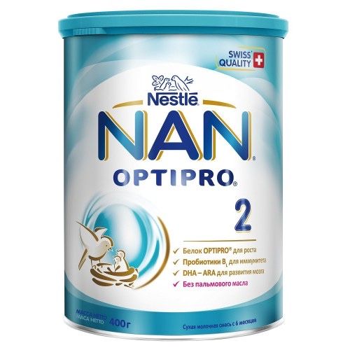 Смесь nan 2 optipro 400 гр