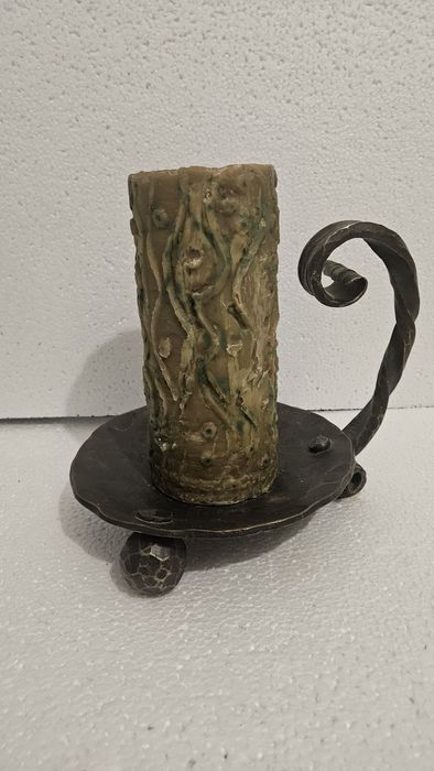 Suporturi pentru lumânare fier forjat vintage