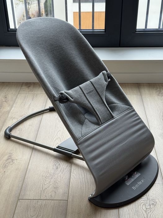 Детска люлка/шезлонг bouncer BabyBjorn Bliss 3D Jersey сив Light Grey