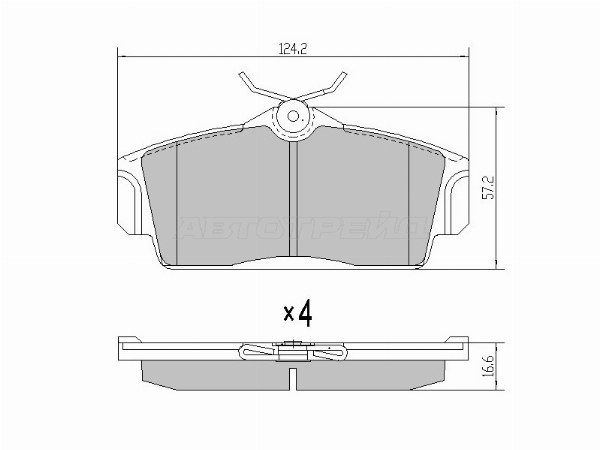 Колодки тормозные Nissan Almera