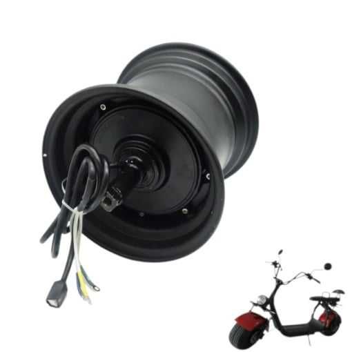 Motor electric pentru scuter , 1500W, 60V, negru, 8", City Coco