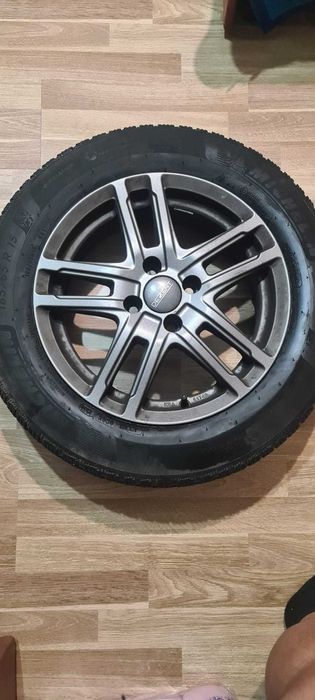 4 Jante aliaj DZENT+4 anvelope iarna Michelin 185/65/R15 (dot 2019)