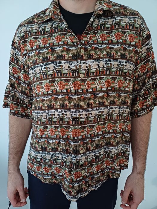 Cămașă vintage, măr L, Globetrotter