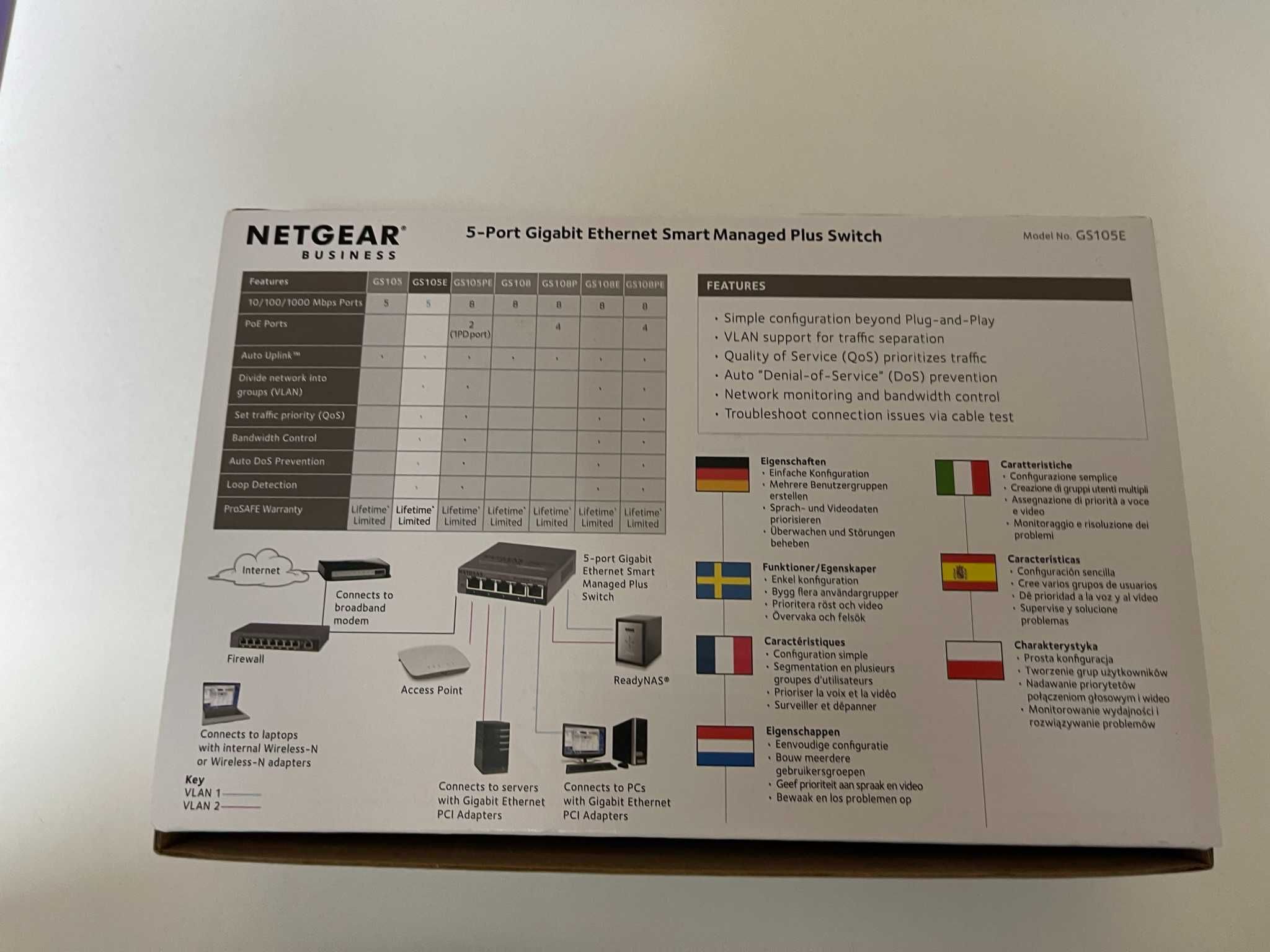 Netgear Switch 105E-200PES