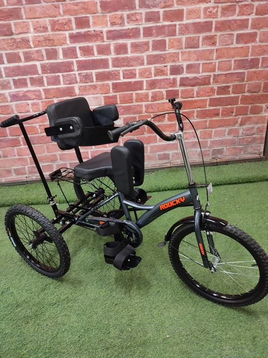 Трёхколёсный велосипед для ДЦП инвалидов ЧМТ