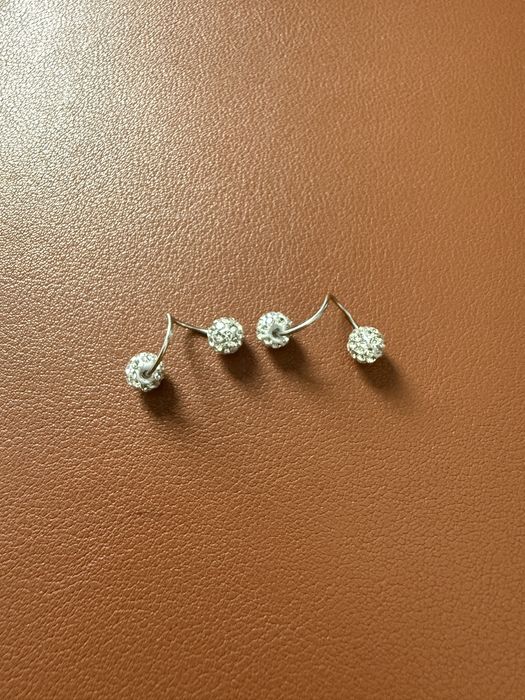 Cercei de minge spirală de lux