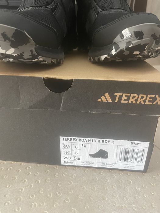 Спортни обувки ADIDAS Terrex Boa Mid Rain Ready Shoes Black
