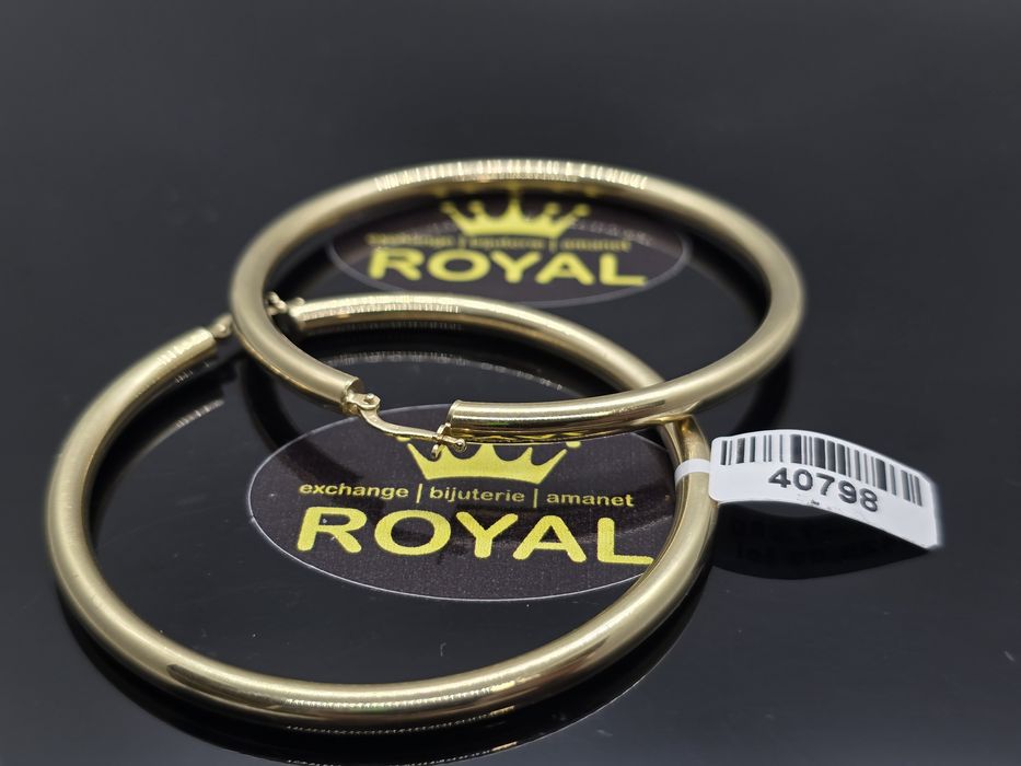 Bijuteria Royal: Cercei aur 14k/7.98 gr