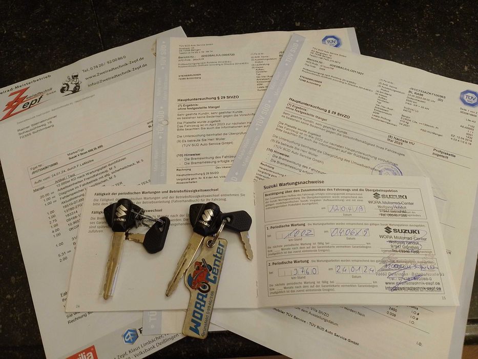 Suzuki V Strom 650 import Germania navi 2 sei super dotari 15.000 KM