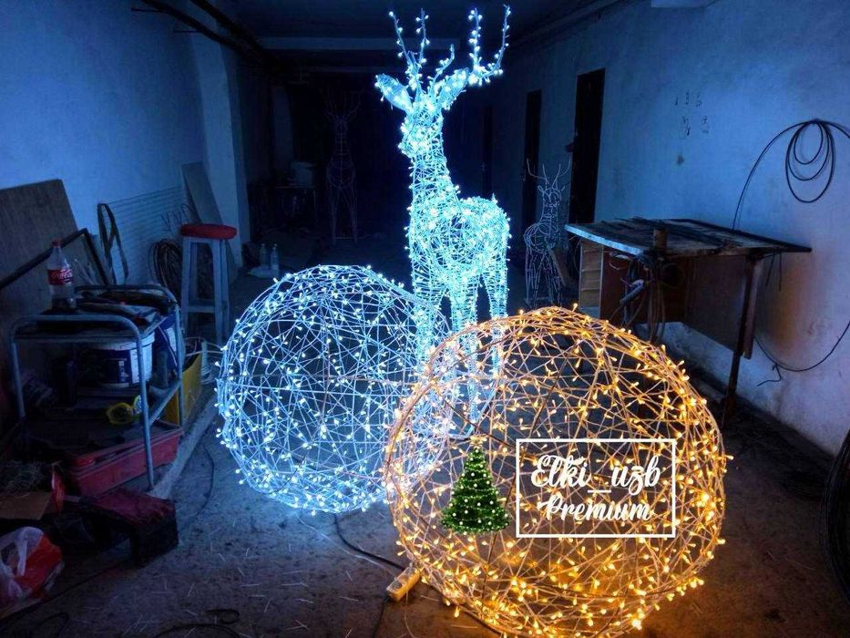 Шар объемный 3D  ( Led ) Подарочные коробки 3D