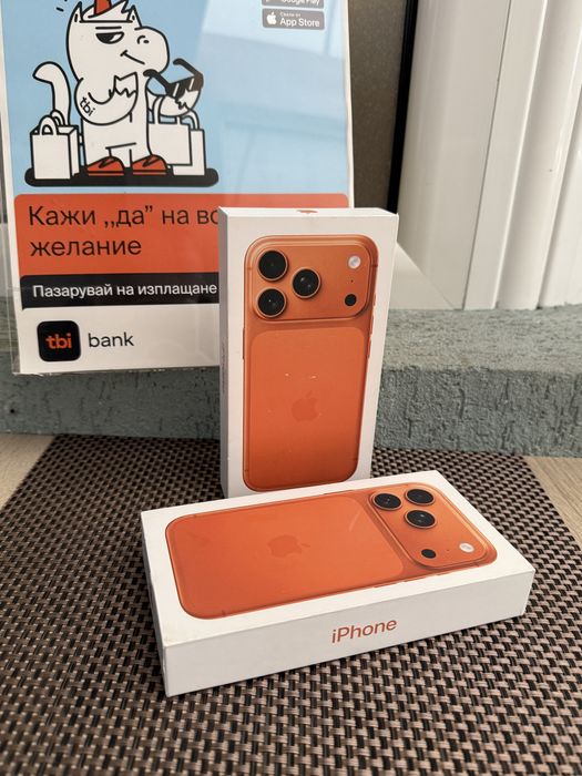 НАЛИЧНИ!iPhone 17 Pro*ЛИЗИНГ*Orange*айфон 17 про 256 оранжев