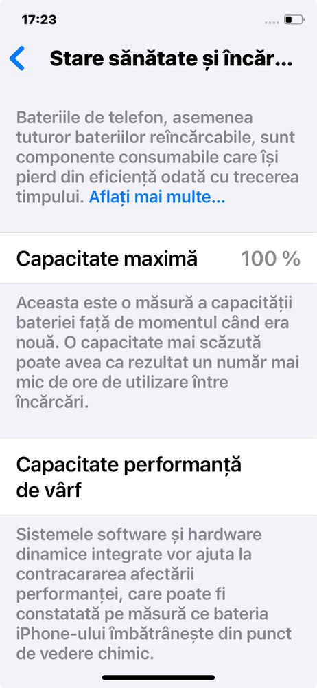 Iphone 11 PRO 100% sanatatea bateriei