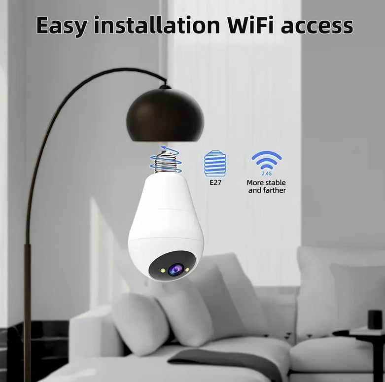 Акция. WIFI камера на патрон