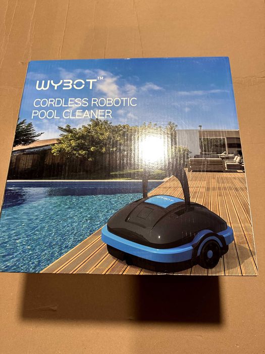 Robot aspirator de piscina Wybot WY1102 fara fir 100mp 50 minute NOU