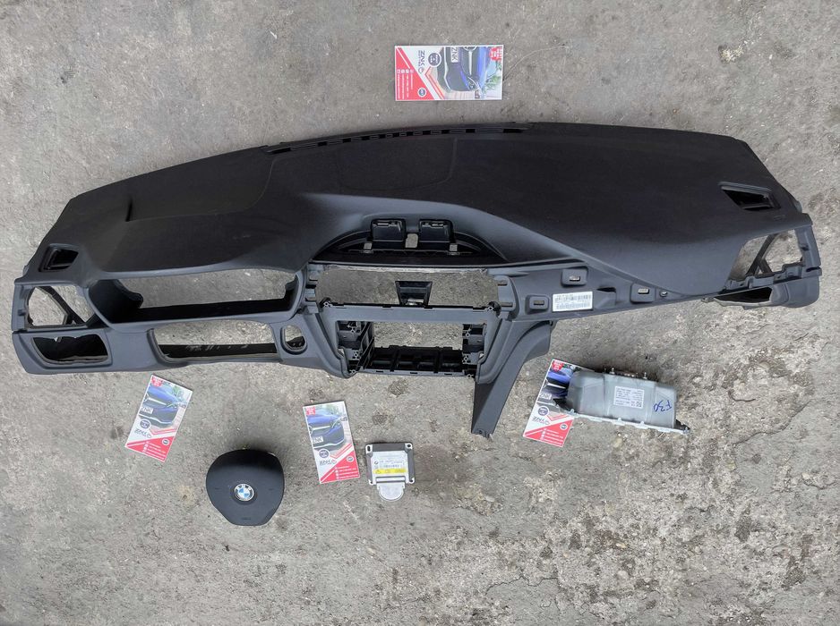 BMW F30 F34 F36 kit airbag / plansa de bord / set centuri siguranta