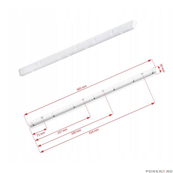 Uscator rufe de tavan 7x90 cm, Sepio