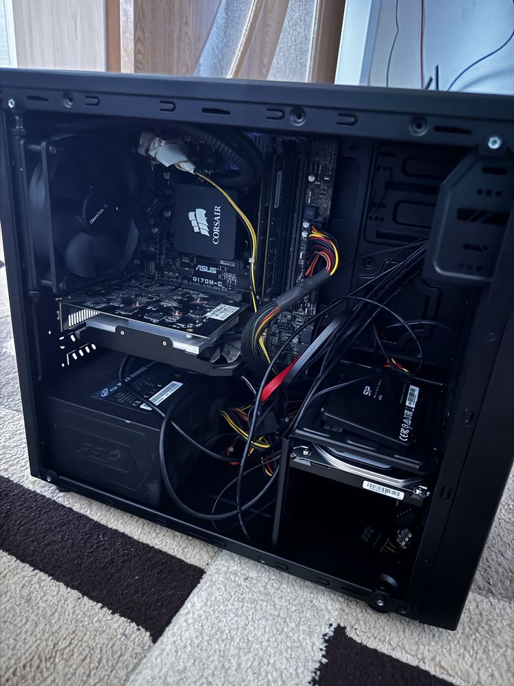 PC Gaming i5 6600 RX560 4GB 16GB DDR4 SSD+HDD