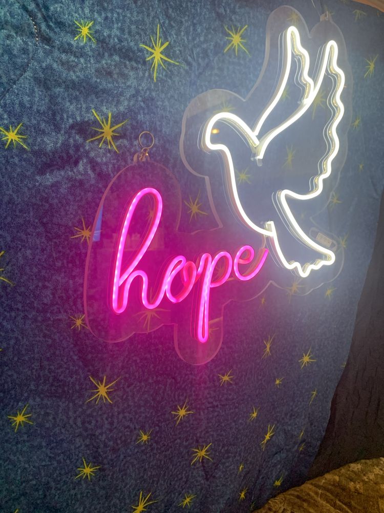 Decoratiune luminoasa “HOPE”