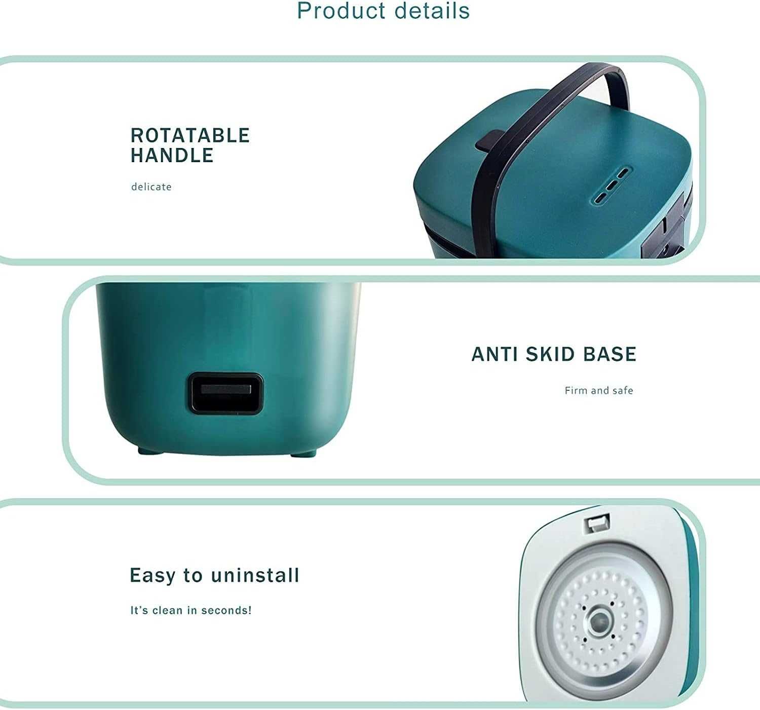 Уред за готвене на ориз 1.2 Litre Rice Cooker with Steamer, Гаранция