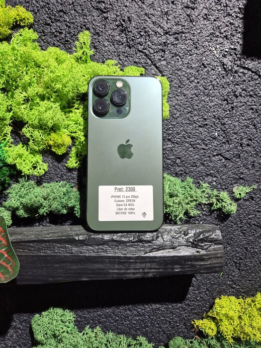 iPhone 13 Pro 256gb Green Neverlocked Bat 100%/Fact+Garantie