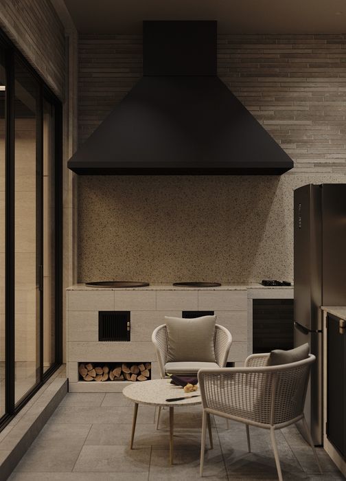 Строим летние кухни, барбекю, камин.