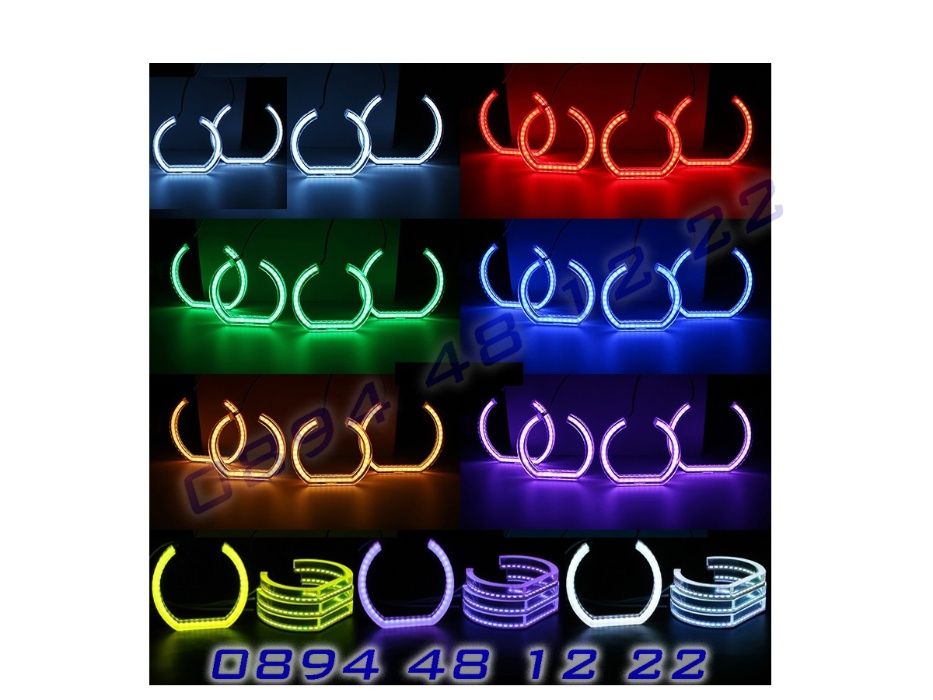 Crystal Angel Eyes Кристални Ангелски Очи BMW БМВ Рингове E90 E91 E92