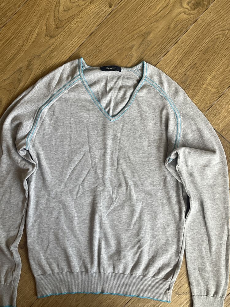 ZEGNA Sport : V Neck Pull - размер S / Оригинал