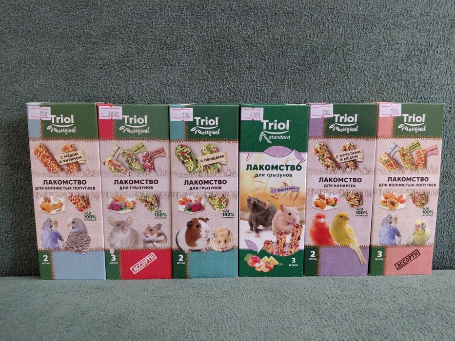 Лакомства для птиц ,канареек ,попугаев ,грызунов