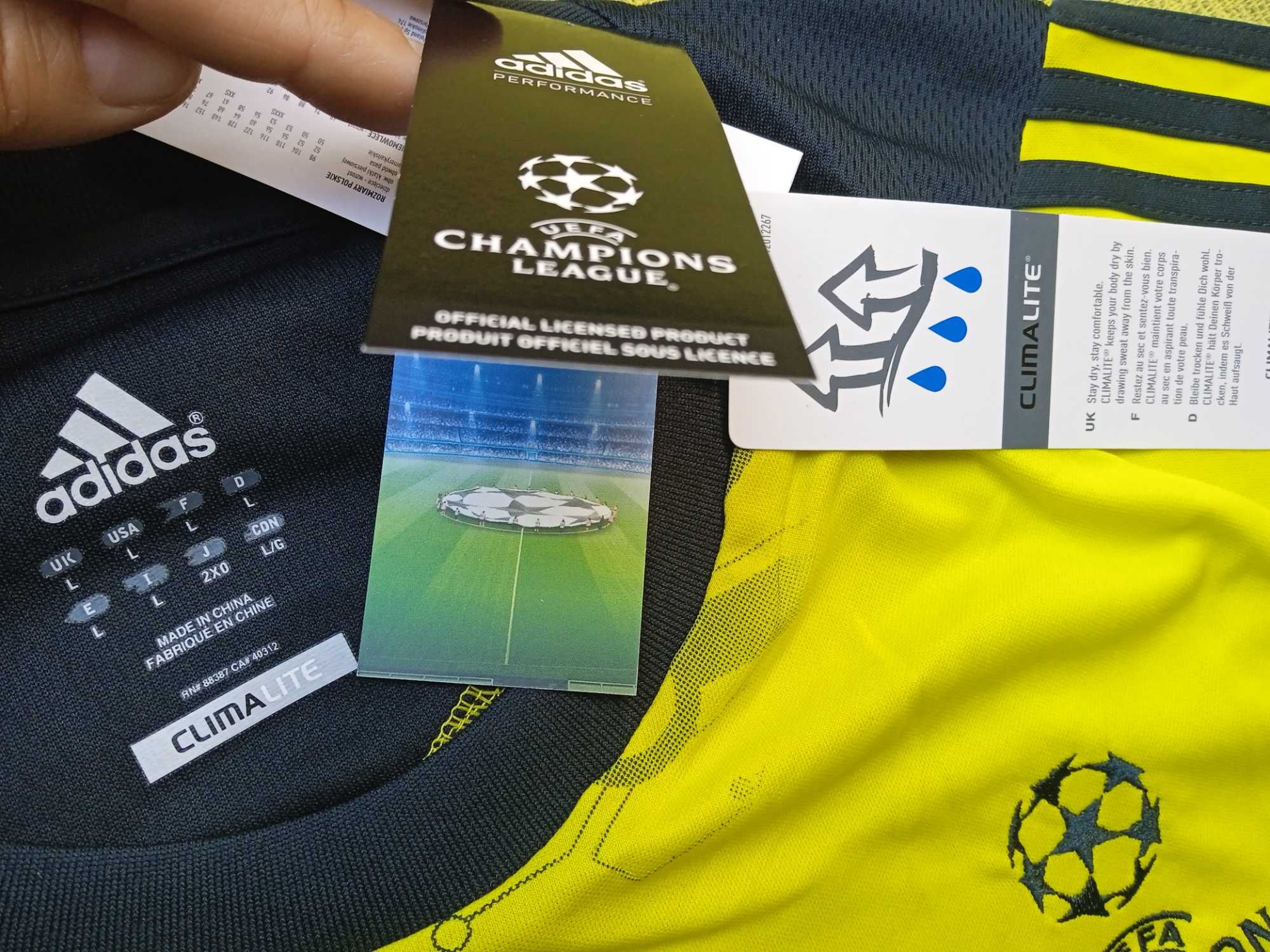 НОВА мъжка спортна тениска Adidas UEFA Champions League, размер L