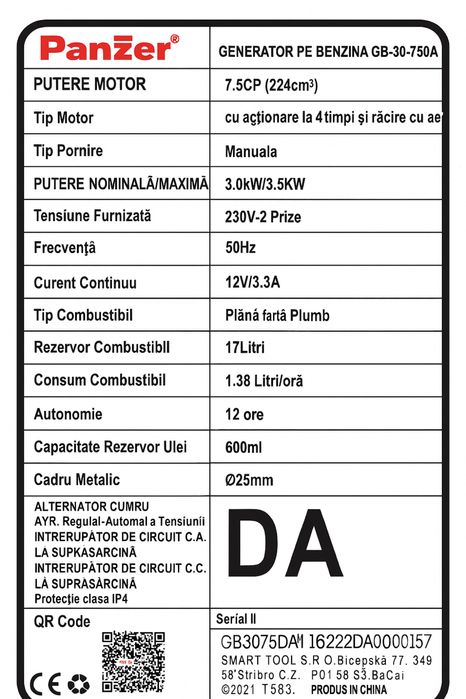 Generator Curent Electric Benzina