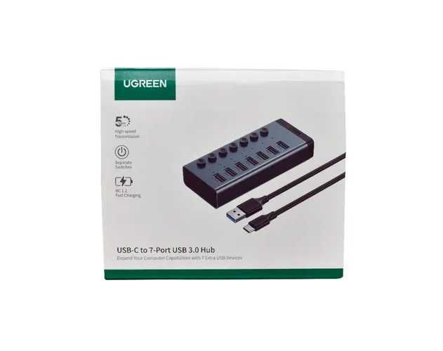 Ugreen 7-Port USB 3.0 Hub Универсальный. Есть доставка