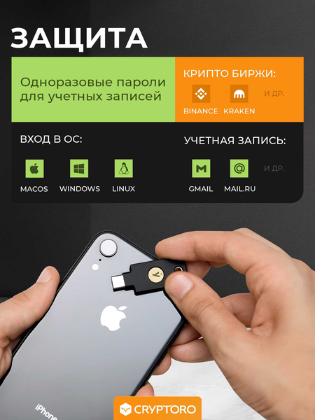 Ключ безопасности Yubikey 5C Nano