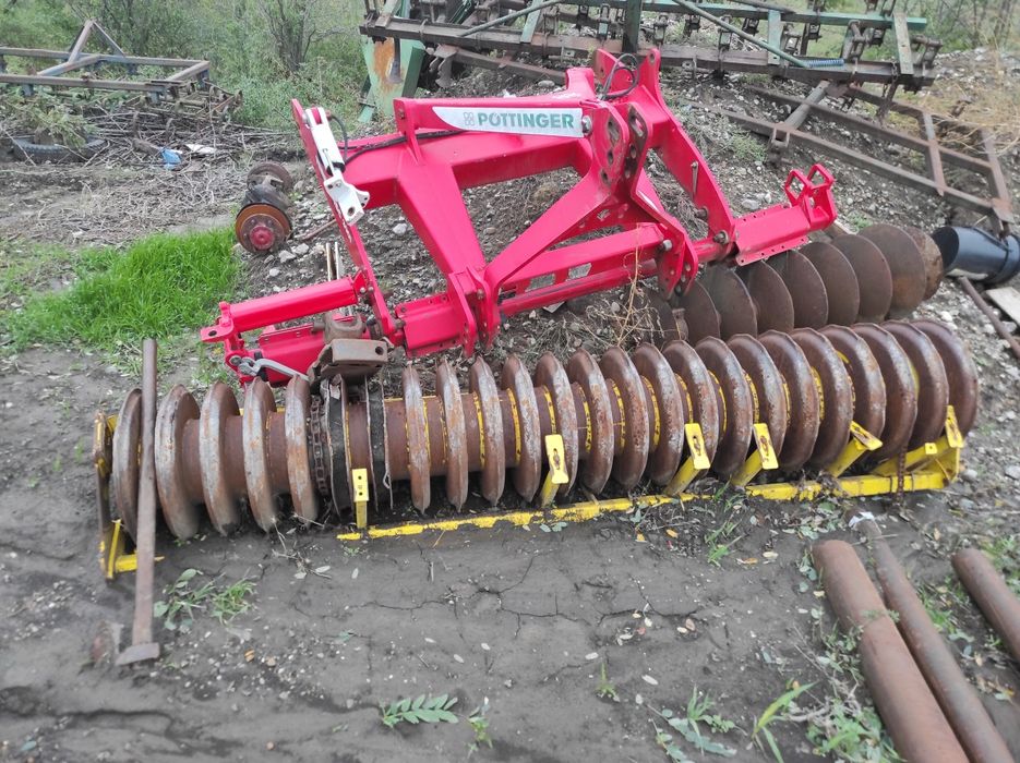 Cadru Terra disc pottinger 3m tăvălug greu hidraulic 1 piesă