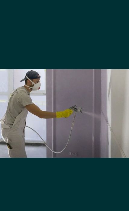 Профессиональная покраска стен,фасадов,паркингов.