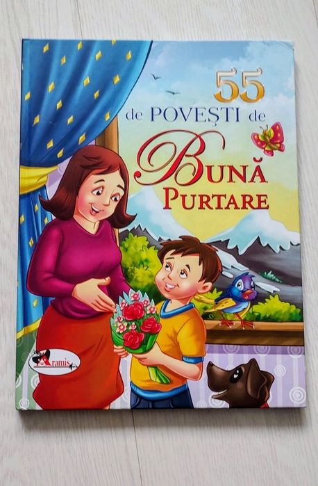55 povesti de buna purtare - carte de povesti pentru copii +5 ani