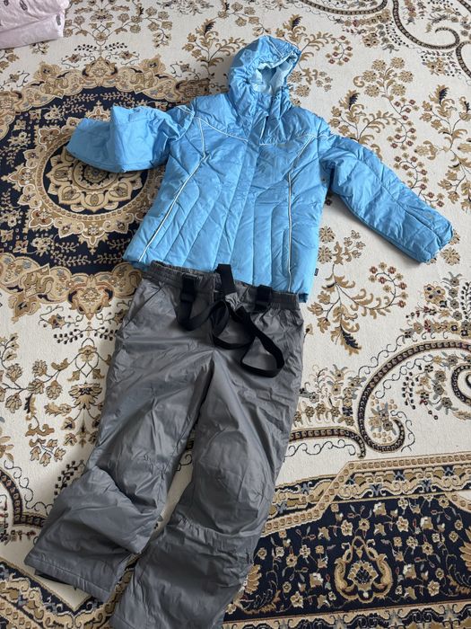 Зимний костюм (куртка + штаны), гусиный пух, очень тёплый