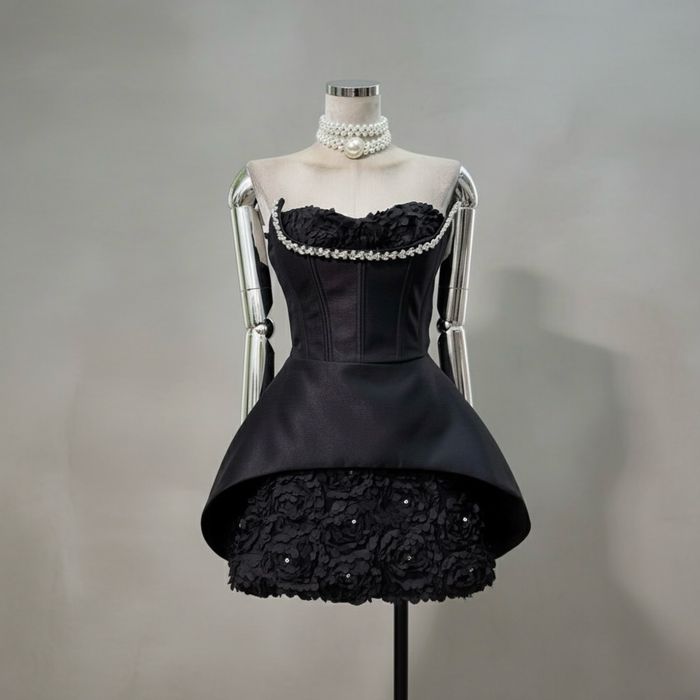 Мини коктейлна рокля Noira Bloom – Луксозна лимитирана серия