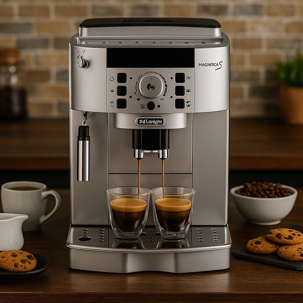 Кафеавтомат DELONGHI MAGNIFICA S 800.00 ml, 15.00 bar, ОПЦИЯ ЗА МЛЯНО
