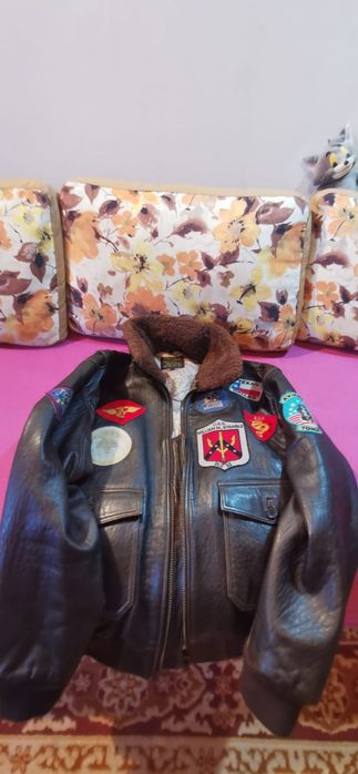Geaca piele AVIREX G-1 TOP GUN U.S Navy Aviator Pilot Vintage 80"