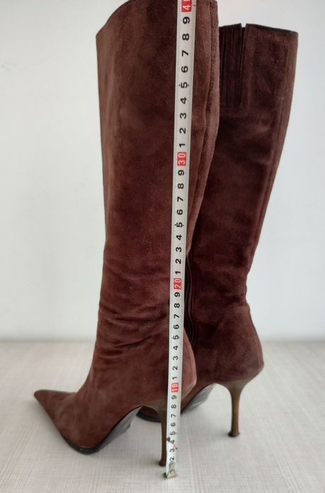 Cizme Fiorangelo din piele întoarsă, mărimea 36