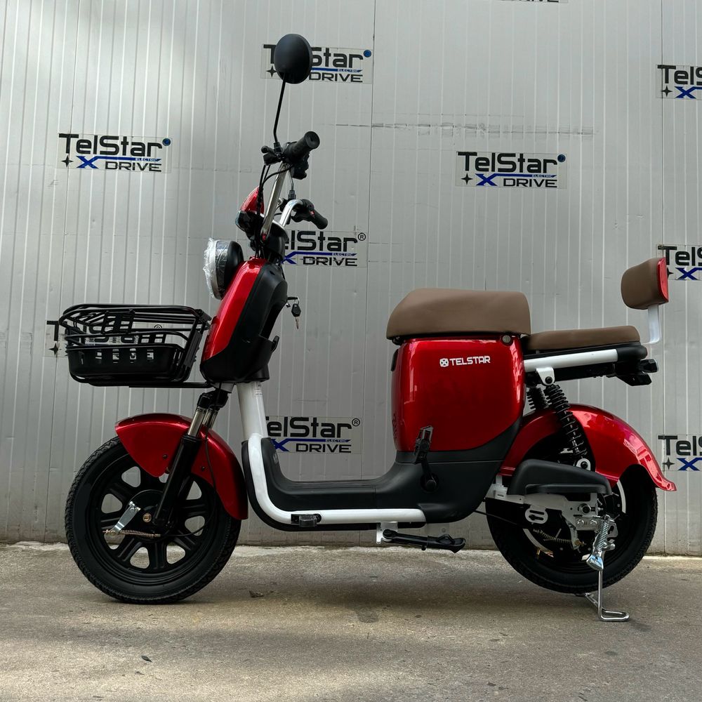 Eлектрически скутер TELSTAR EMAL 1200W с двойна седалка и педали 2025