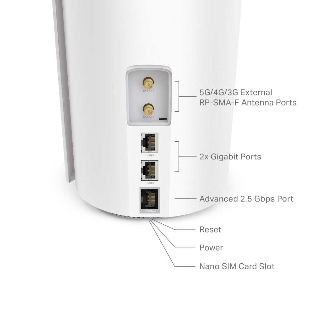 Wi-Fi роутер TP-Link  	Deco X50-5G(1-pack) 5G AX3000