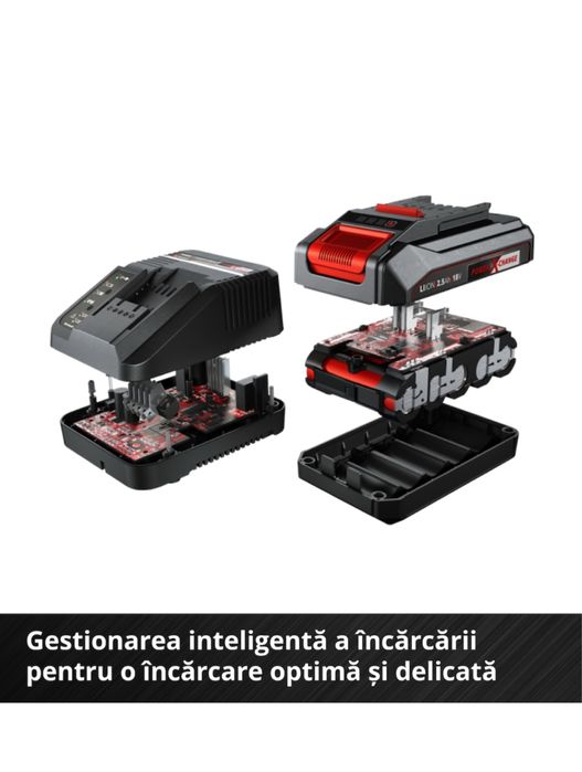 Kit acumulator si incarcator Einhell PXC, 18 V. 2.5Ah, max 720 W