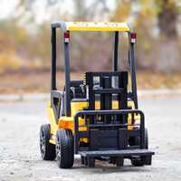 Motostivuitor electric copii 2-6 ani Forklift DLS furca electrica Galb