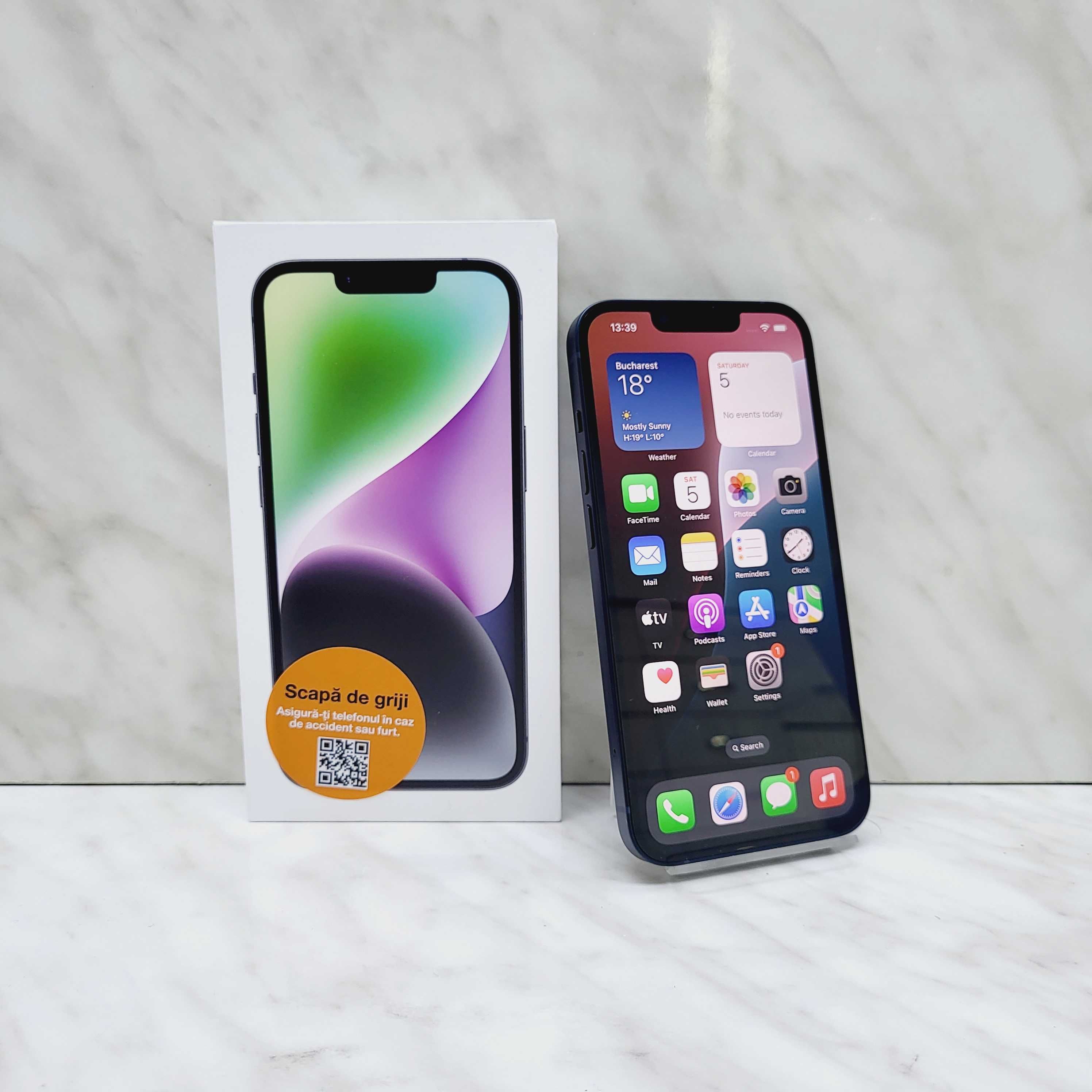 Iphone 14 128gb 100% baterie, Garantie, ZEUS Amanet Militari 31330